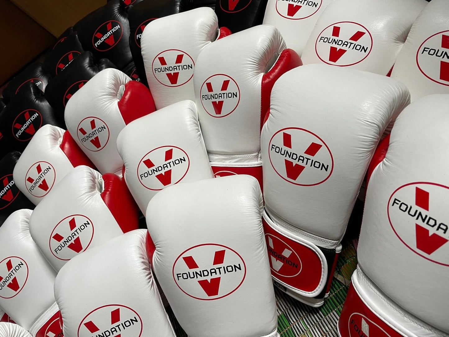 this primarily white boxing gloves are perfect to show off Foundation V as your gym but, the quality is the reason to buy. You are able to train with boxing gloves just for you. You have a secure fit awith the durable construction to last. 16oz is the optical weight for being able to train efficiently the standard.